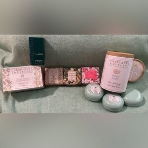CRABTREE & EVELYN SOAP LOT 5 MIX SCENTS * GINGER SPICE, WINTER FOREST + LIP NEW